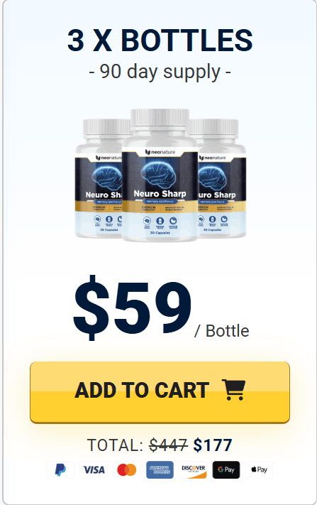 Neuro Sharp  $59/bottle